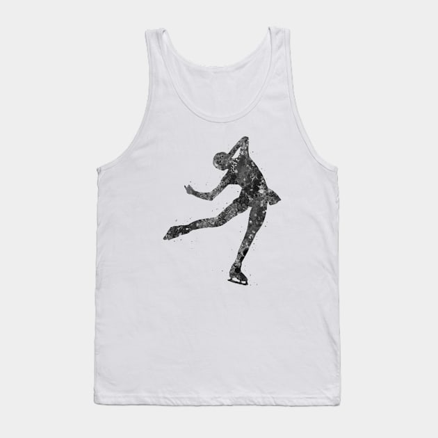 Ice skater Tank Top by Yahya Art